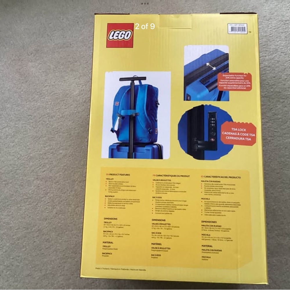 LEGO Blue Boys Bag Set - Picture 2 of 5